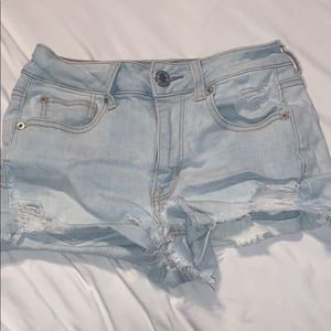 Light Wash Jean Shorts